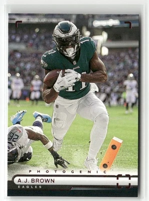 2022 PANINI CHRONICLES #PH-11 A.J. BROWN PHOTOGENIC PHILADELPHIA EAGLES - Image 1 of 2