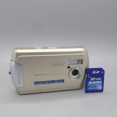 Vivitar Digital Camera Vivicam 3105s 3.2MP Silver Tested - Image 1 of 4