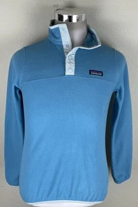 Patagonia Damen Micro D Snap-T Pullover blau türkis Größe Small S - Bild 1 von 6