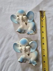 Vintage Favor Inc. Chalkware Elefanten Wandbehang *abgebrochen* - Bild 1 von 3