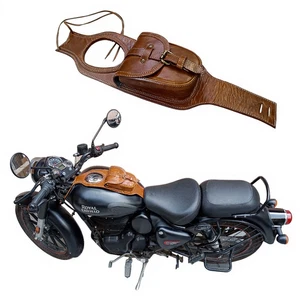 Cinturón de tanque de gasolina con bolsa marrón tostado Fit For Royal Enfield Classic Reborn 350 - Imagen 1 de 4