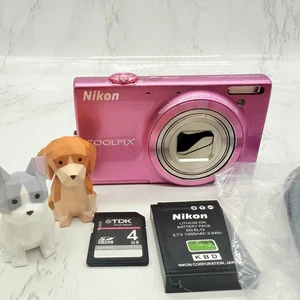 Nikon COOLPIX S6100 16.0MP Digital Camera - Pink English OK From JAPAN #d1279 - Picture 1 of 14