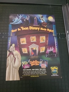Toon Disney Channel Double Feature Print Ad 8x11 2003 Promo Wall Art Vintage - Picture 1 of 1