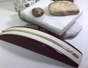 Menge 8 goldfarbene Herren oder Damen Gliederarmbänder Größe 8 - Bild 1 von 10