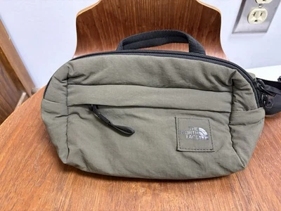 Riñonera The North Face Cintura Oliva Acolchada Bolsa Ajustable Senderismo Correr Foto 1 de 4
