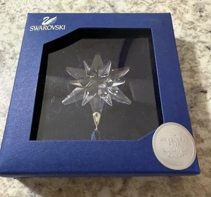 Cristal Swarovski Pequeña Estrella Adorno de Navidad En Caja Decoración de Navidad Nuevo en Caja Certificado - Imagen 1 de 7