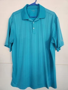 Walter Hagen Golf Polo Shirt XL Blue Green Teal Aqua Color Golfing - Picture 1 of 5