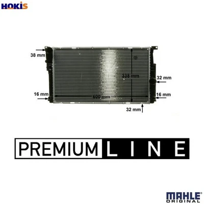 RADIATOR ENGINE COOLING CR 1909 000P FOR BMW 2/4/F3/F8/F0/Convertible/F1/F87 - Image 1 of 4