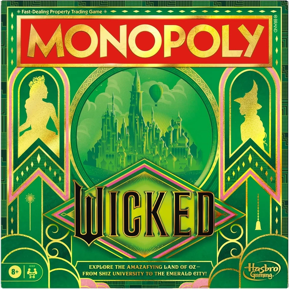 Hasbro Gaming - Monopoly Wicked Table Top Game Board Game