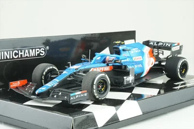 Minichamps 1/43 Alpine A521 #31 2021 F1 Hungarian GP Winner Esteban Ocon Diecast - Image 1 of 2