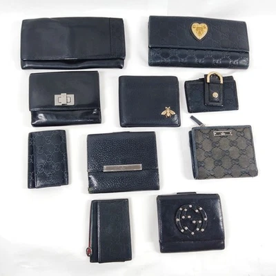 SIN TARIFA Gucci Cuero Cartera Llavero Estuche 10 Piezas Set 584095 Foto 1 de 4