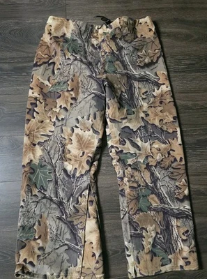 Goretex Rainwear Camo Lined Hunting Outdoor Drawstring Waist Mens 2XL Pants - Image 1 of 4