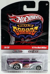 Hot Wheels 1941 Pro Mod Willys CHASE Phil's Garage - R3781 NRFP 2009 Purple/Gray - Picture 1 of 5
