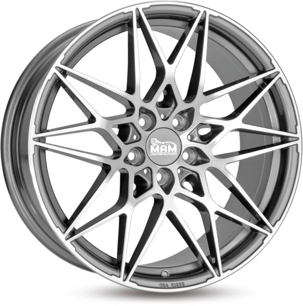 4 ALU Ganzjahresräder für Volkswagen T-Roc Cabrio A1 MAM B2 245/45R18 Ganzjahres - Bild 1 von 1