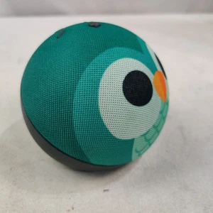 Amazon Echo Dot 5th Gen C2N6L4 Kids Age 3+ Green Owl - NO POWER CORD - Picture 1 of 4
