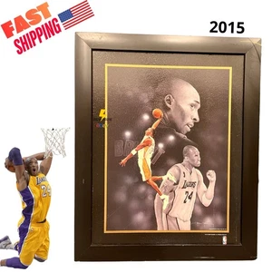 Impresión artística enmarcada con licencia de Kobe Bryant 2015 Victory Fine Art producto oficial de la NBA - Imagen 1 de 13