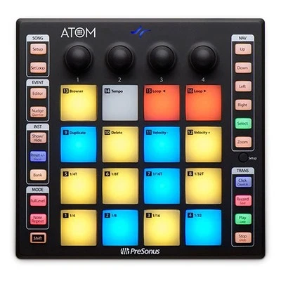Presonus ATOM Production and Performance Pad Controller with 16 Velocity Sensiti - Image 1 of 4
