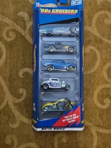 Hot Wheels Paquete de Regalo Juego de 5 Fundiciones a presión NRFB 21076 Cruceros Años 50 - Imagen 1 de 6