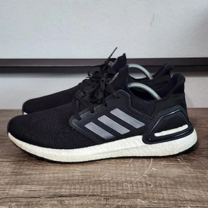 Adidas Ultraboost 20 Herren Sport Laufschuhe Turnschuhe Größe 11 Schwarz - Bild 1 von 9