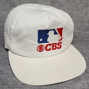 Cappello Snapback Vintage MLB Logo CBS New Era Made in America USA Cap leggere descrizione - Foto 1 di 7