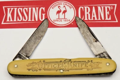 Cuchillo de oficina vintage KISSING CRANE ROBERT KLAAS ALEMANIA - cuchillo usado sólido Foto 1 de 4
