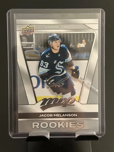 2025 Upper Deck MVP Silver Script Jacob Melanson #241 Seattle Kraken Hockey Card - Bild 1 von 2