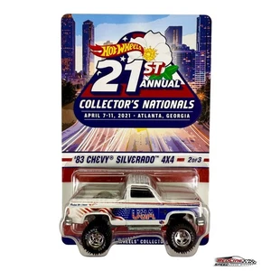 🇺🇸Hotwheels 21st Annual Collectors Nationals 83 Chevy Silverado 4x4 H31🇺🇸 - Imagen 1 de 5