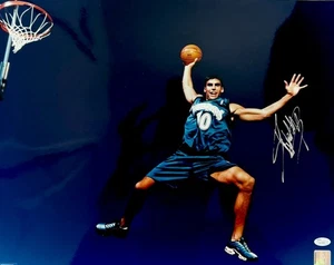 Wally Szczerbiak Signed Minnesota Timberwolves 16x20 Photo JSA - Picture 1 of 1