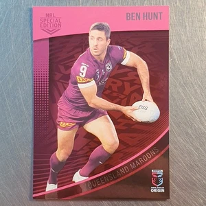 2022 NRL Rivalry State of Origin Card SS11 Ben Hunt QLD Maroons - Bild 1 von 2