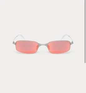 STUSSY SIMON SUNGLASSES MATTE SILVER/SUNFLARE MIRROR NEW RARE - Picture 1 of 9