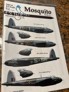 EAGLE CAL DECAL # 32-168  1:32nd SCALE MOSQUITO Mk VI  DECAL - Picture 1 of 2