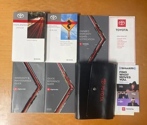 2020 Toyota Highlander Owner’s Manual - complete Set - Foto 1 di 1