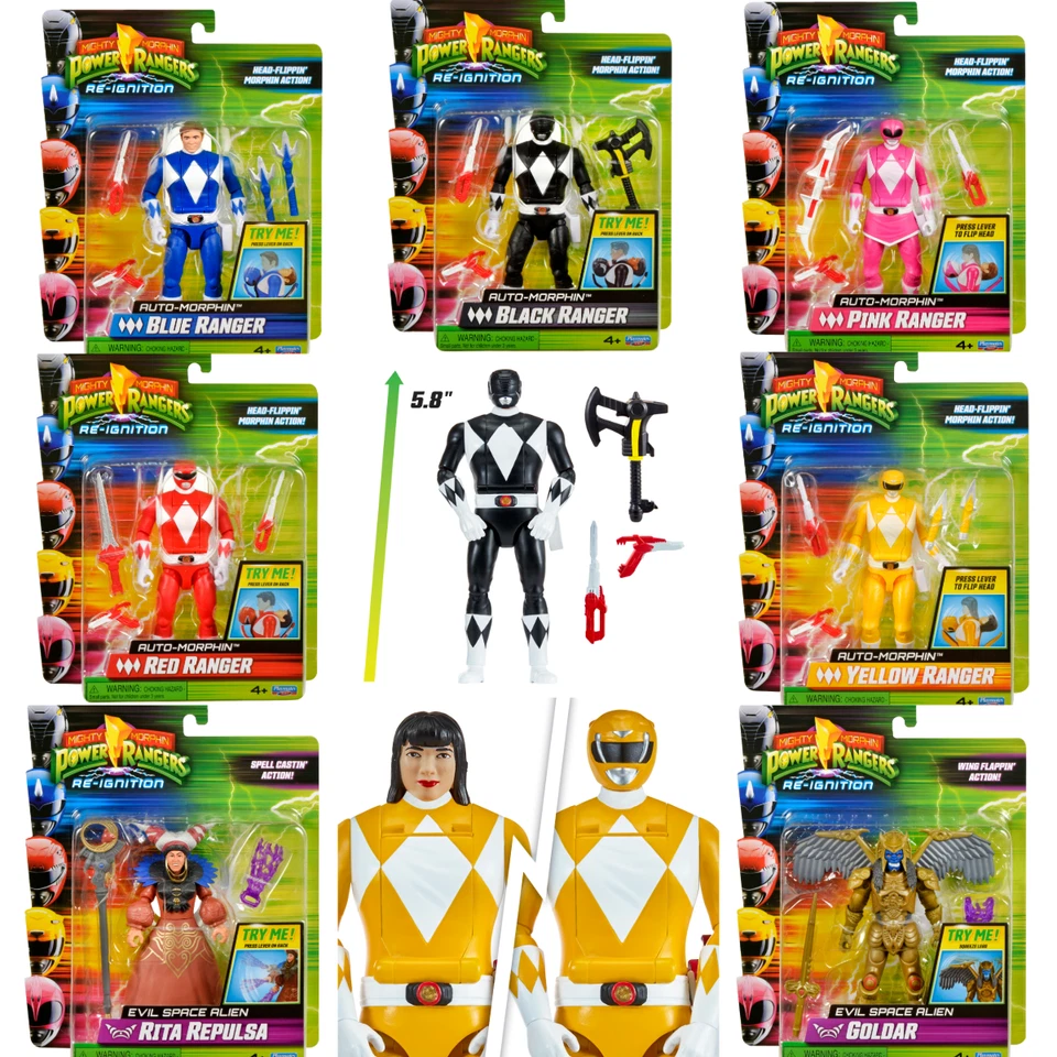 Mighty Morphin Power Rangers Re-Ignition Auto-Morphin - Choose your Character! - image 1 of 1