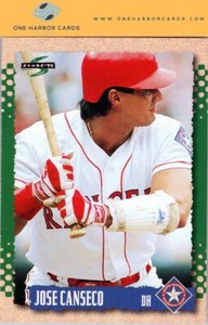 1995 Score Texas Rangers Baseball Card #4 Jose Canseco