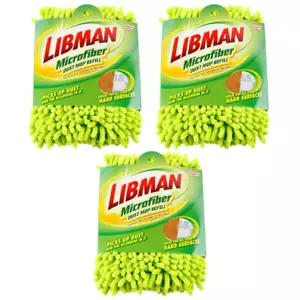 Libman Microfiber Dust Mop Refill, 3 Pack - Picture 1 of 12