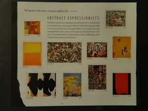 US SC# 4444 Blatt Abstrakte Expressionisten postfrisch KOSTENLOSER VERSAND - Bild 1 von 1