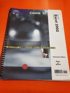 ⭐️⭐️⭐️⭐️⭐️ Course ILT Microsoft Excel 2002 Advanced Instructor's Edition Maps to - Picture 1 of 2