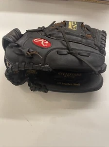 Rawlings Highlight Series HFP125BRNB 12,5 Zoll 3D schwarz Leder RHT Baseball Handschuh - Bild 1 von 4