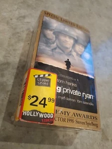 SEALED! Saving Private Ryan (VHS, 2000, 2-Tape Set, Special Limited Edition) - Picture 1 of 2