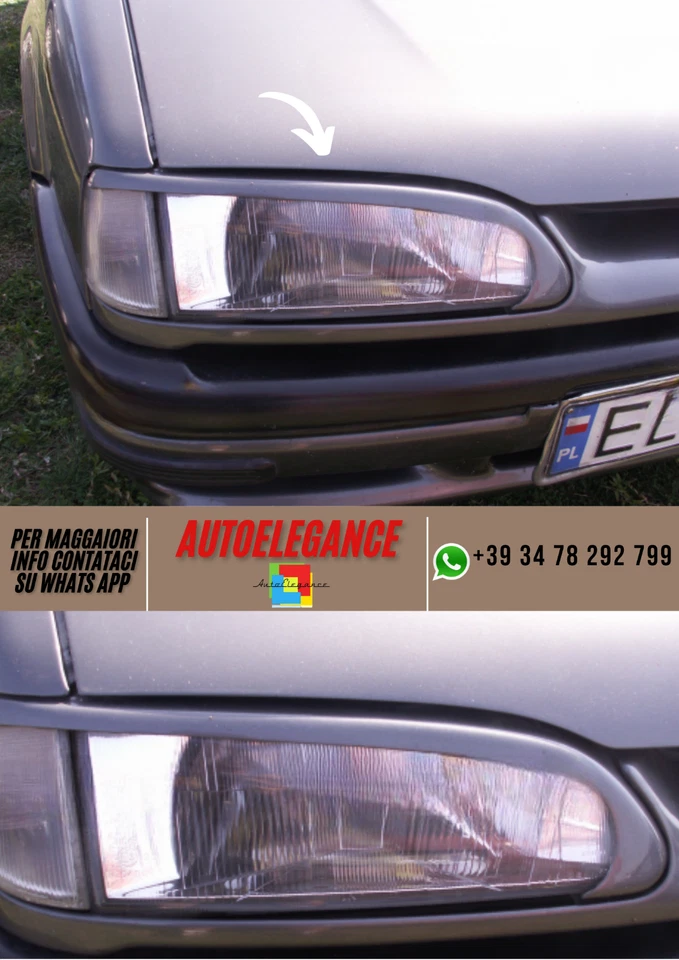 ❤️Palpebre  per fari RENAULT 19 fase II dal 1992❤️ - Imagen 1 de 1