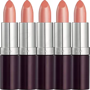 RIMMEL Lasting Finish Smooth & Creamy Lipstick 4g - 206 Nude Pink *PACK OF 5* - Picture 1 of 5