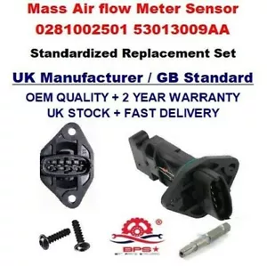 Medidor de Flujo Masa Aire Sensor 0281002501 53013009AA para Jeep Grand Cherokee - Bild 1 von 6
