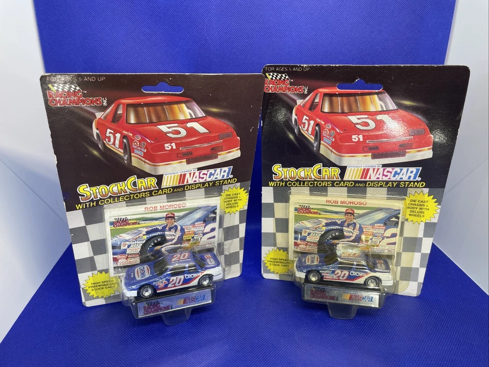 Racing Champions Rob Moroso #20 Crown 1990 Collector Series Nascar Die-cast Lot2 - Изображение 1 из 4