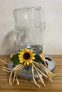 People Feeder Candy Dish with Mason Jar - 7 inches in height - Picture 1 of 8