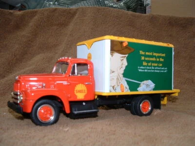 BRAND NEW SHELL OIL CHECK YOUR DIPSTICK 1957 IH R-190 DRY GOOD VAN FIRST GEAR - Image 1 of 2