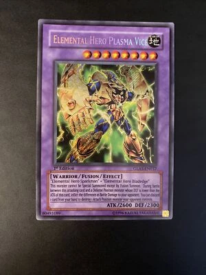 Yu-Gi-Oh! - Elemental Hero Plasma Vice Glas-En037 Secret Rare (Nm) 1St Edition - Image 1 of 4