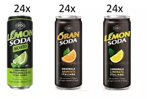 72x Dosen Lemonsoda Oransoda Mojitosoda 330 ml Campari Group italienisch trinken - Bild 1 von 1