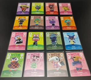 16x amiibo Cards Animal Crossing Series 1 No Duplicates Authentic Nintendo USA - Picture 1 of 18
