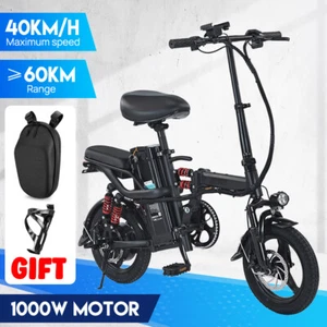 Electric Bike Foldable 1000W 48V Perfect Short Distance Travel Urban Mobility - Picture 1 of 18