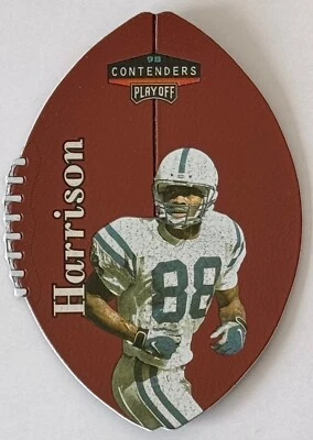 MARVIN HARRISON 1998 Playoff Contenders Leather Die Cut #36 INDIANAPOLIS COLTS - Image 1 of 2